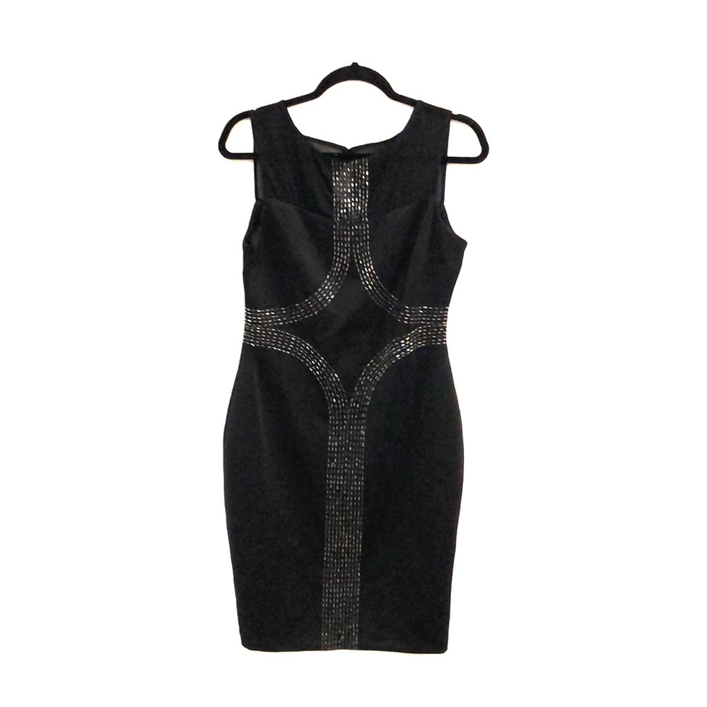 Black bodycon dress